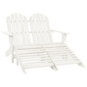2-istuttava Adirondack-puutarhatuoli/rahi täysi kuusi -