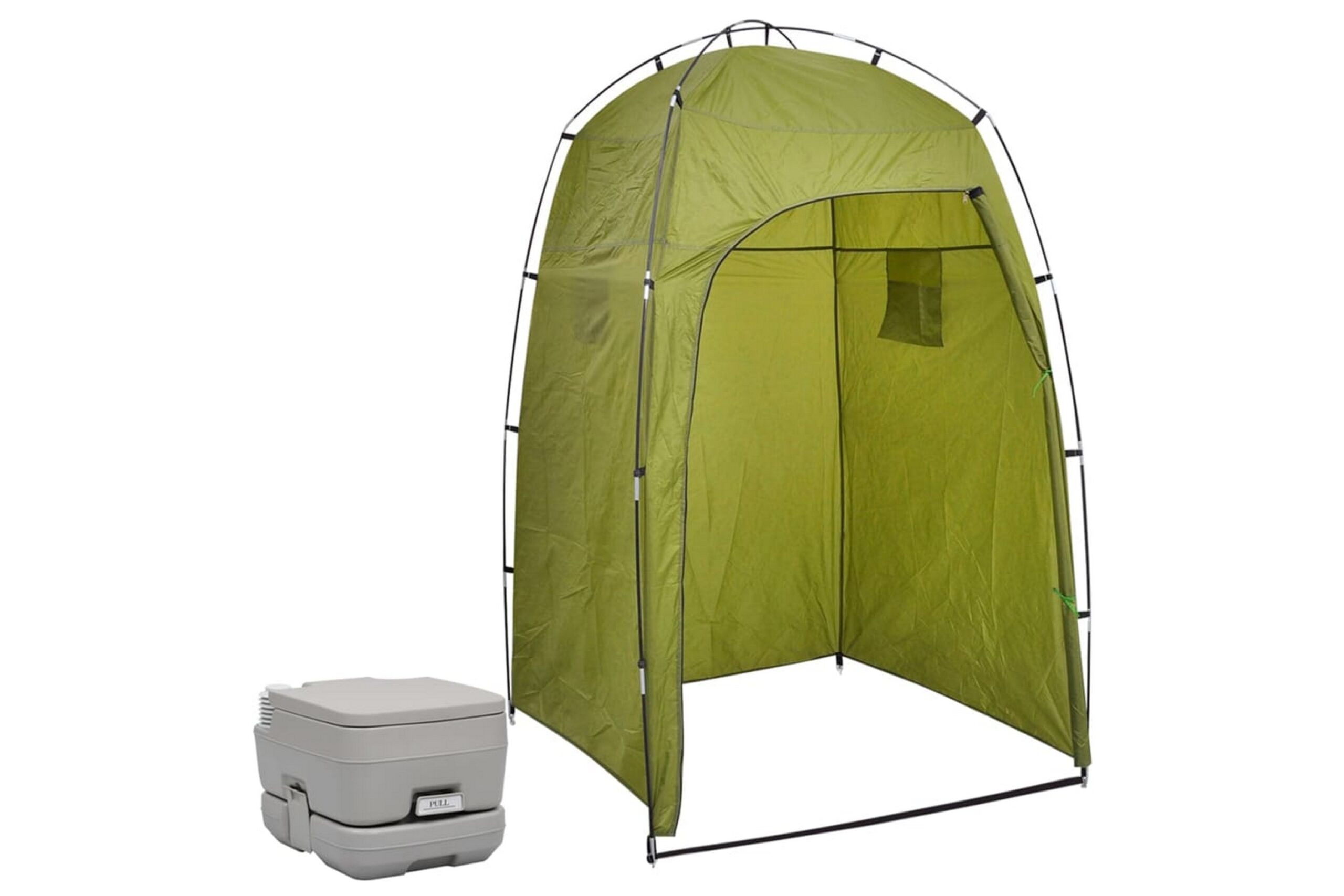 Kannettava retkeily-WC teltalla 10 + 10 l -