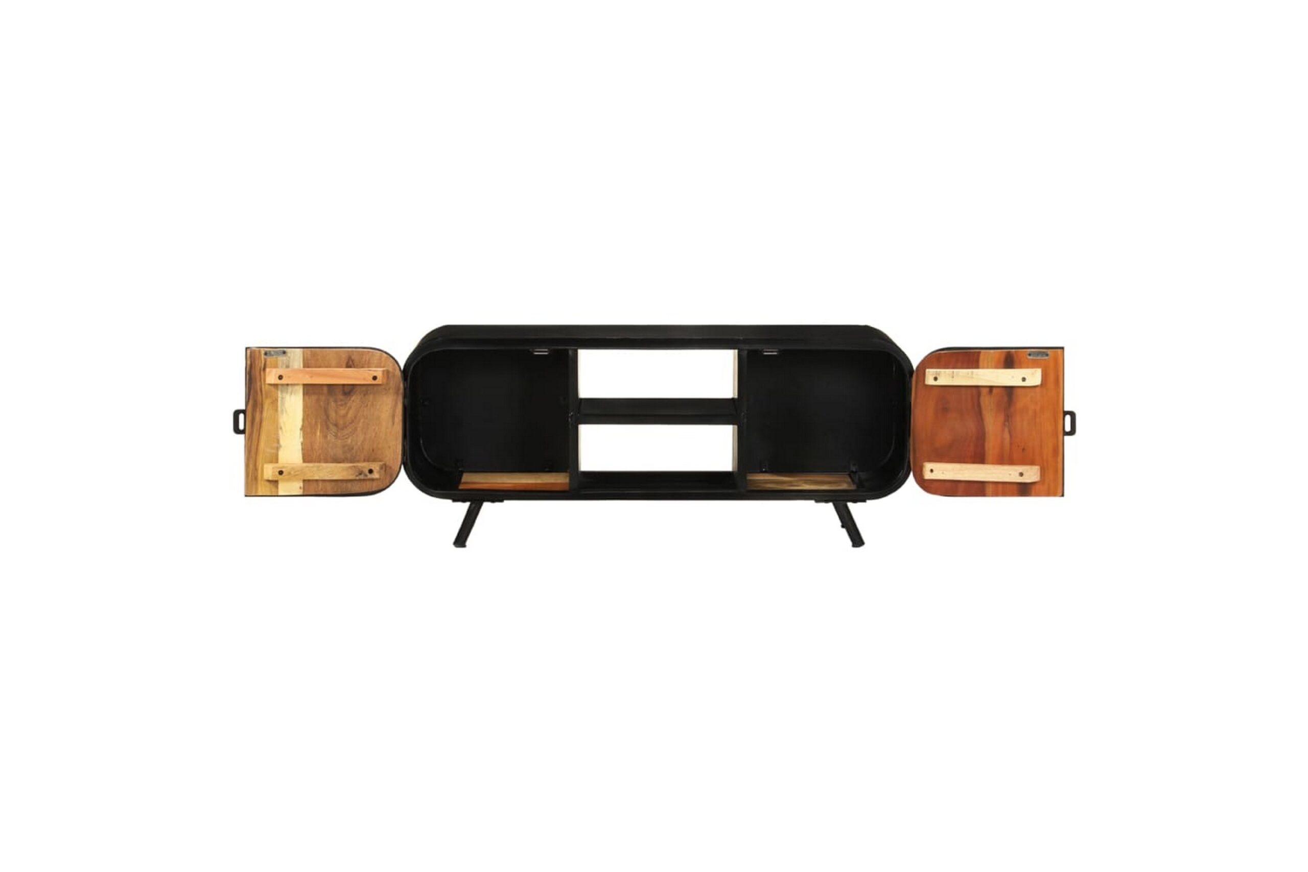 TV-taso 110x30x45 cm kierrätetty täyspuu -