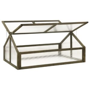 Kasvihuone harmaa 114x80x50 cm kuusi -