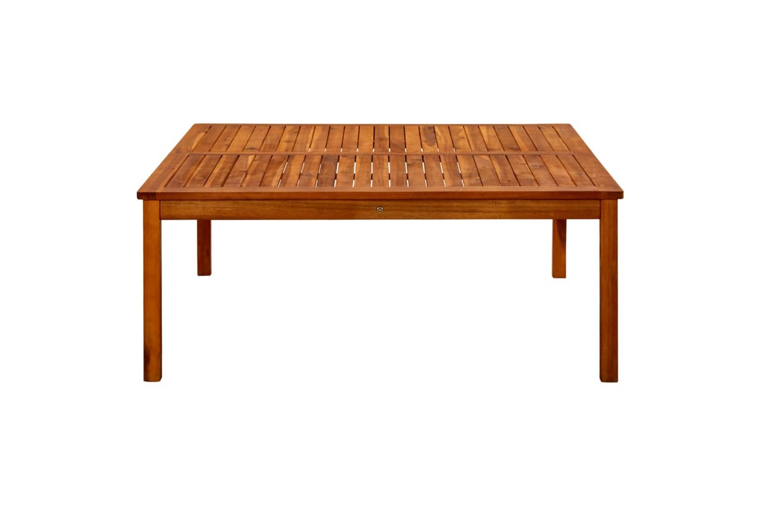 Puutarhan sohvapöytä 110x110x45 cm täysi akaasiapuu - Ruskea
