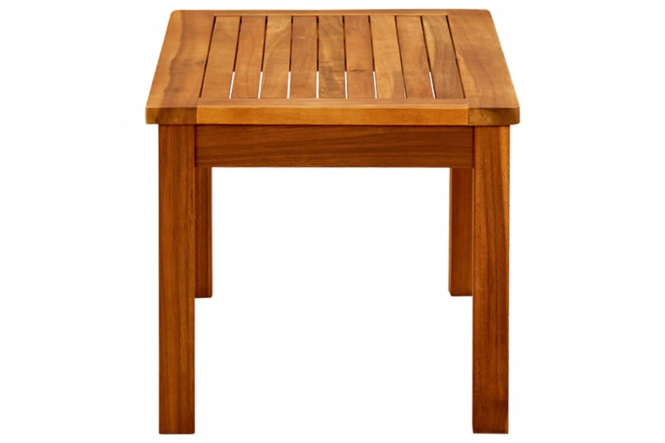 Puutarhan sohvapöytä 70x40x36 cm täysi akaasiapuu - Ruskea