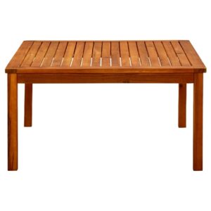 Puutarhan sohvapöytä 85x85x45 cm täysi akaasiapuu - Ruskea