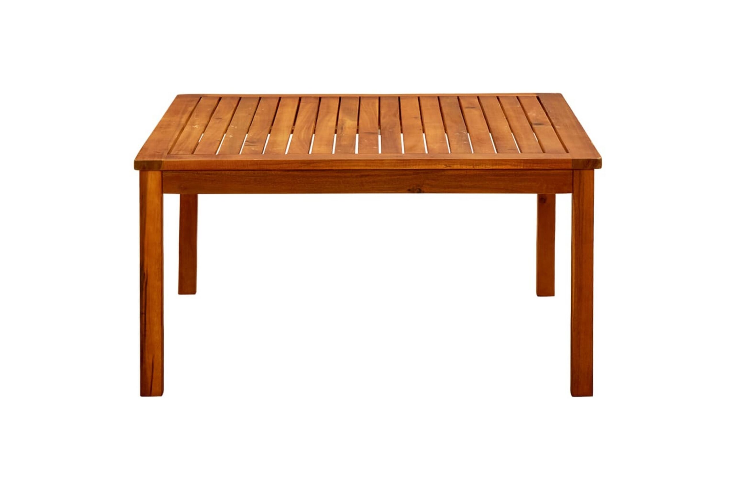 Puutarhan sohvapöytä 85x85x45 cm täysi akaasiapuu - Ruskea