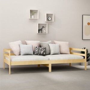 Päivävuode täysi mänty 90x200 cm - Ruskea