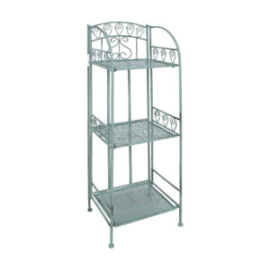 Hylly Mint 34x27x114 cm Antiikinvihreä -