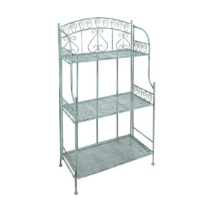 Hylly Mint 62x32x117 cm Antiikinvihreä -