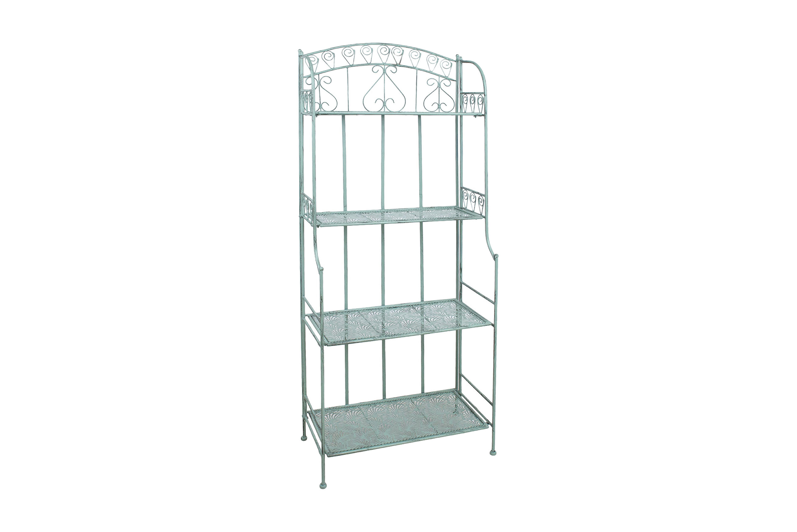 Hylly Mint 62x32x156 cm Antiikinvihreä -