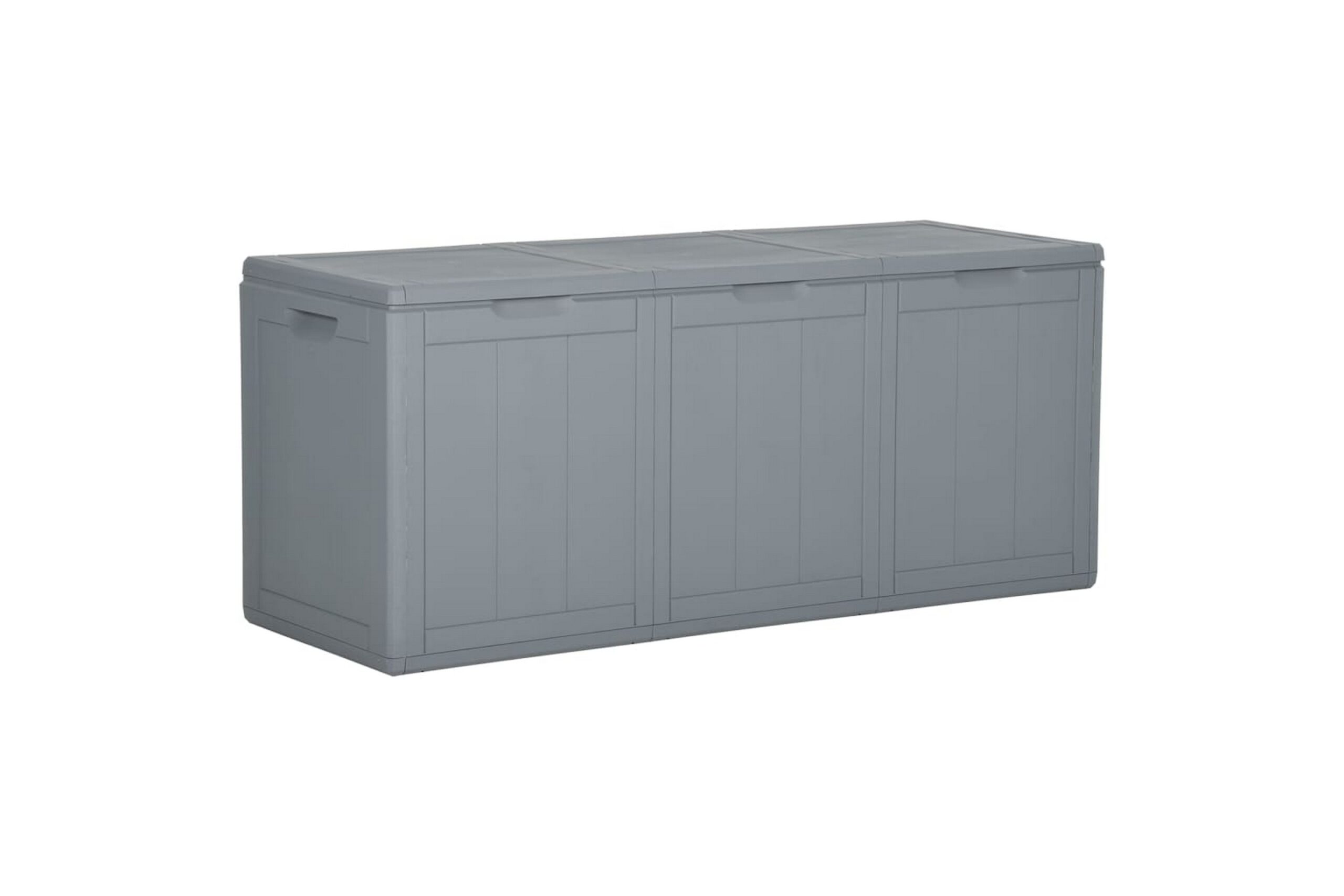 Puutarhan varastoarkku 270 l harmaa PP -