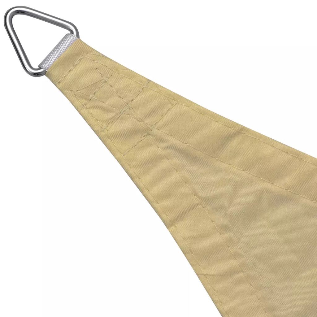 Aurinkopurje Oxford-kangas kolmio 5x5x5 m Beige - Beige