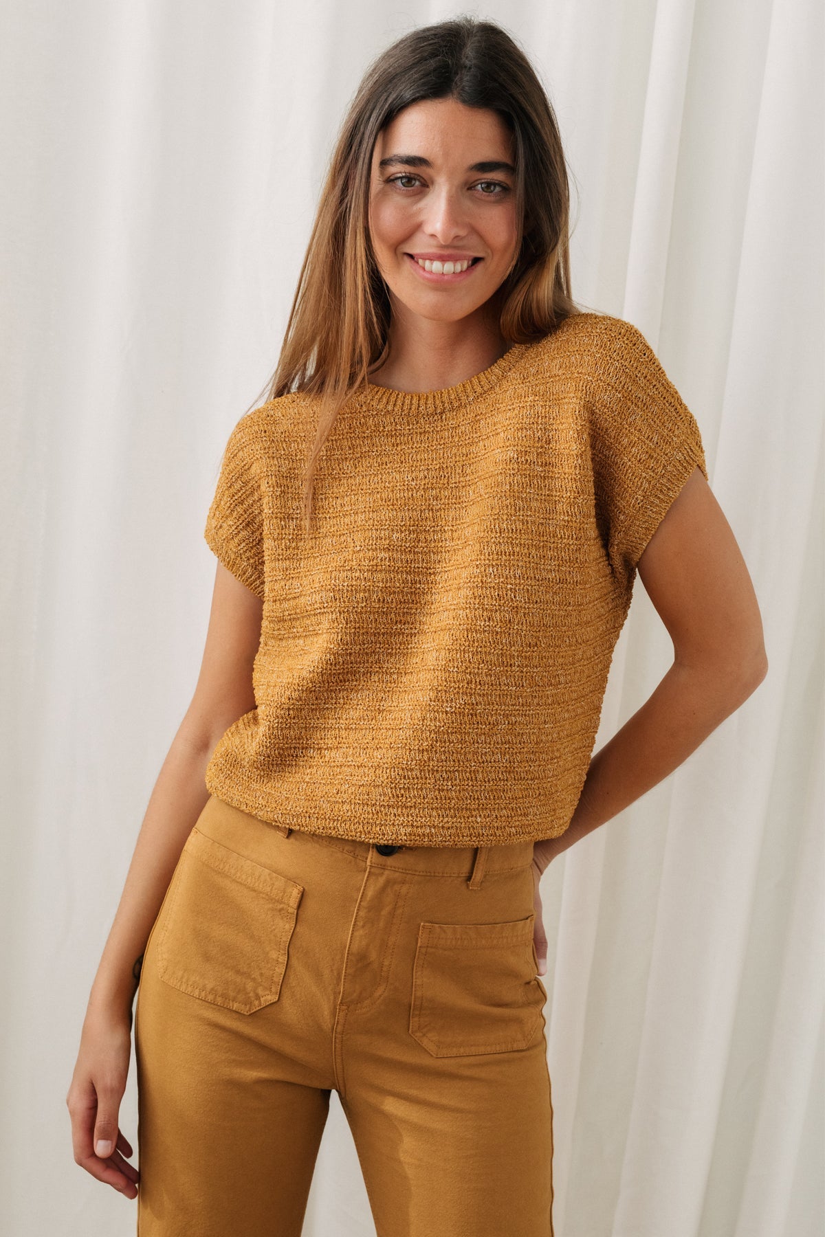 Moutohora T-Shirt Knit Cumin