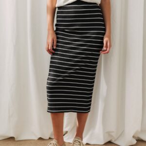Kirjais Skirt Navy Stripes