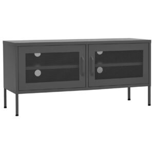 TV-taso antrasiitti 105x35x50 cm teräs -