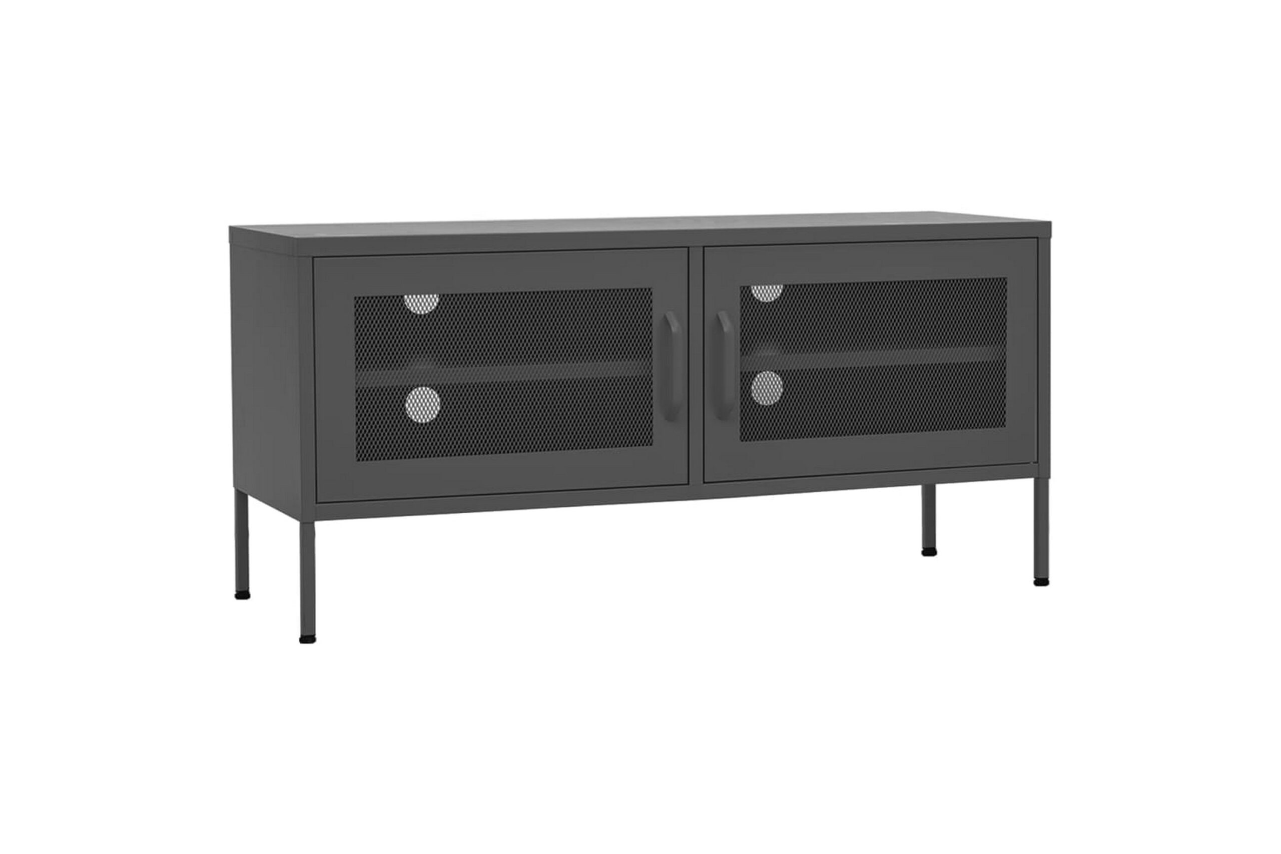 TV-taso antrasiitti 105x35x50 cm teräs -