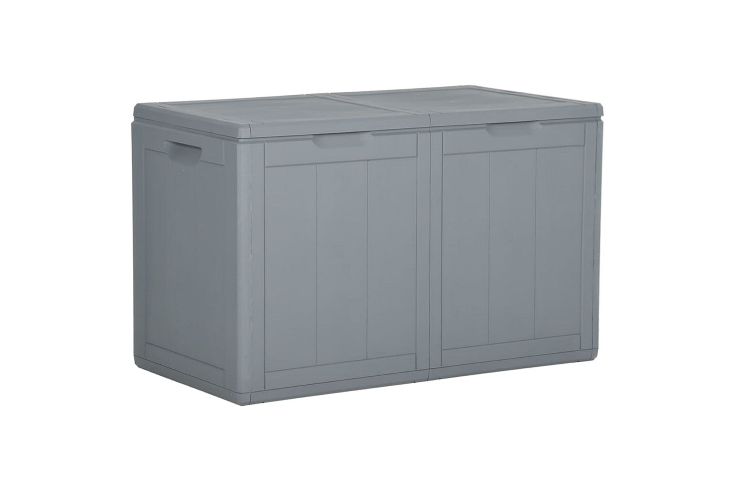 Puutarhan varastoarkku 180 l harmaa PP -