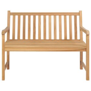 Puutarhapenkki 114 cm täysi tiikki -
