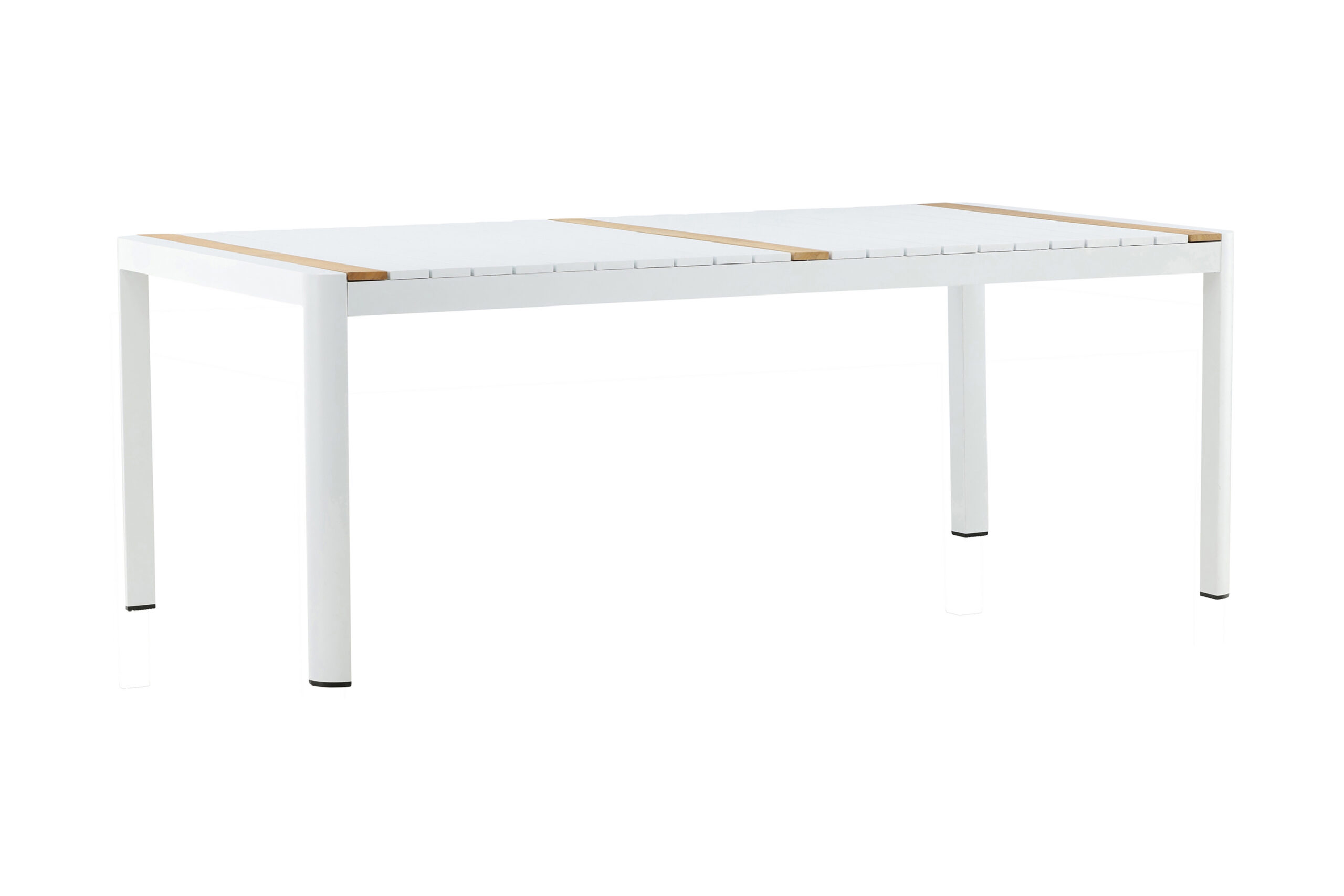 Ruokapöytä Togo 200 cm - Valkoinen/Harmaa