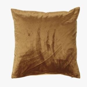 Mali velour koristetyynynpäällinen konjakki