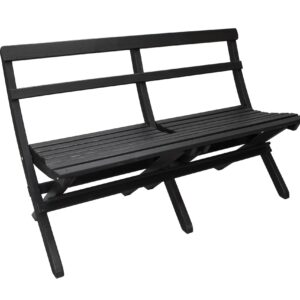 Ulkopenkki Larios 130 cm - Musta