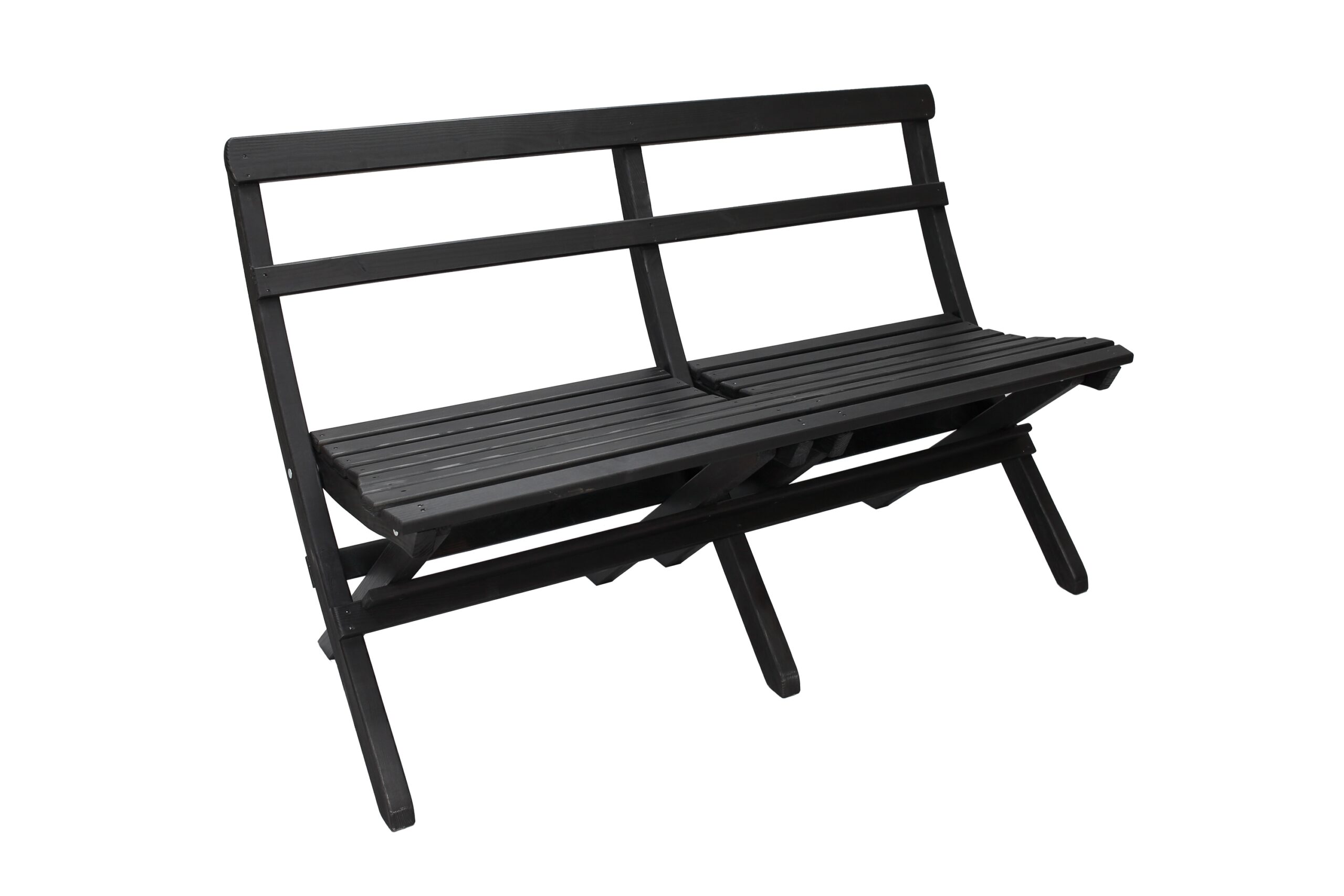 Ulkopenkki Larios 130 cm - Musta