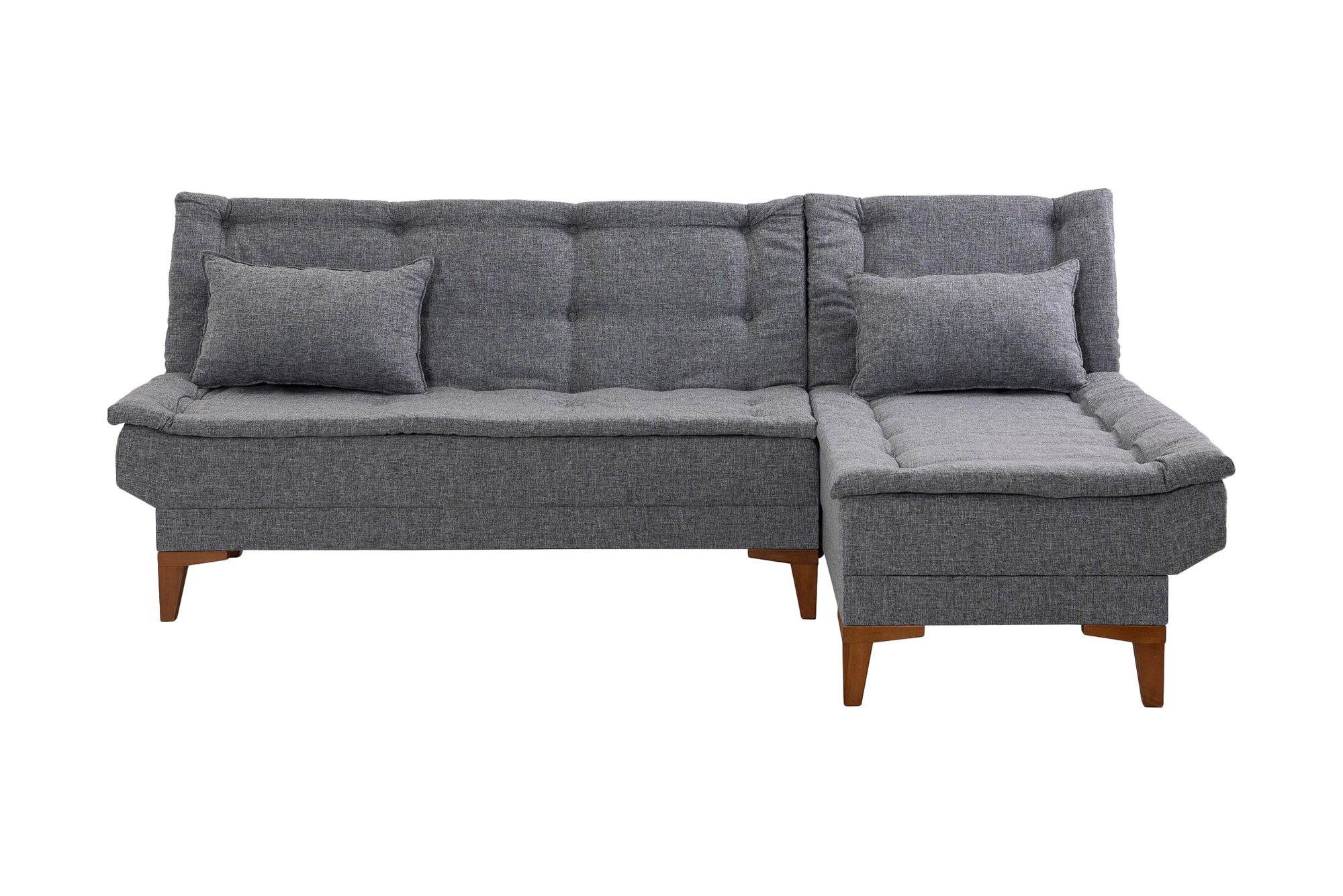 Vuodesohva divaanilla Longburn 4:n ist 107x205 - Tummanharmaa