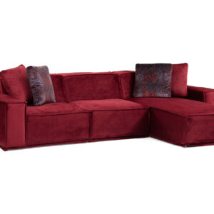 Sohva divaanilla Woodlaw 4:n ist - Burgundy