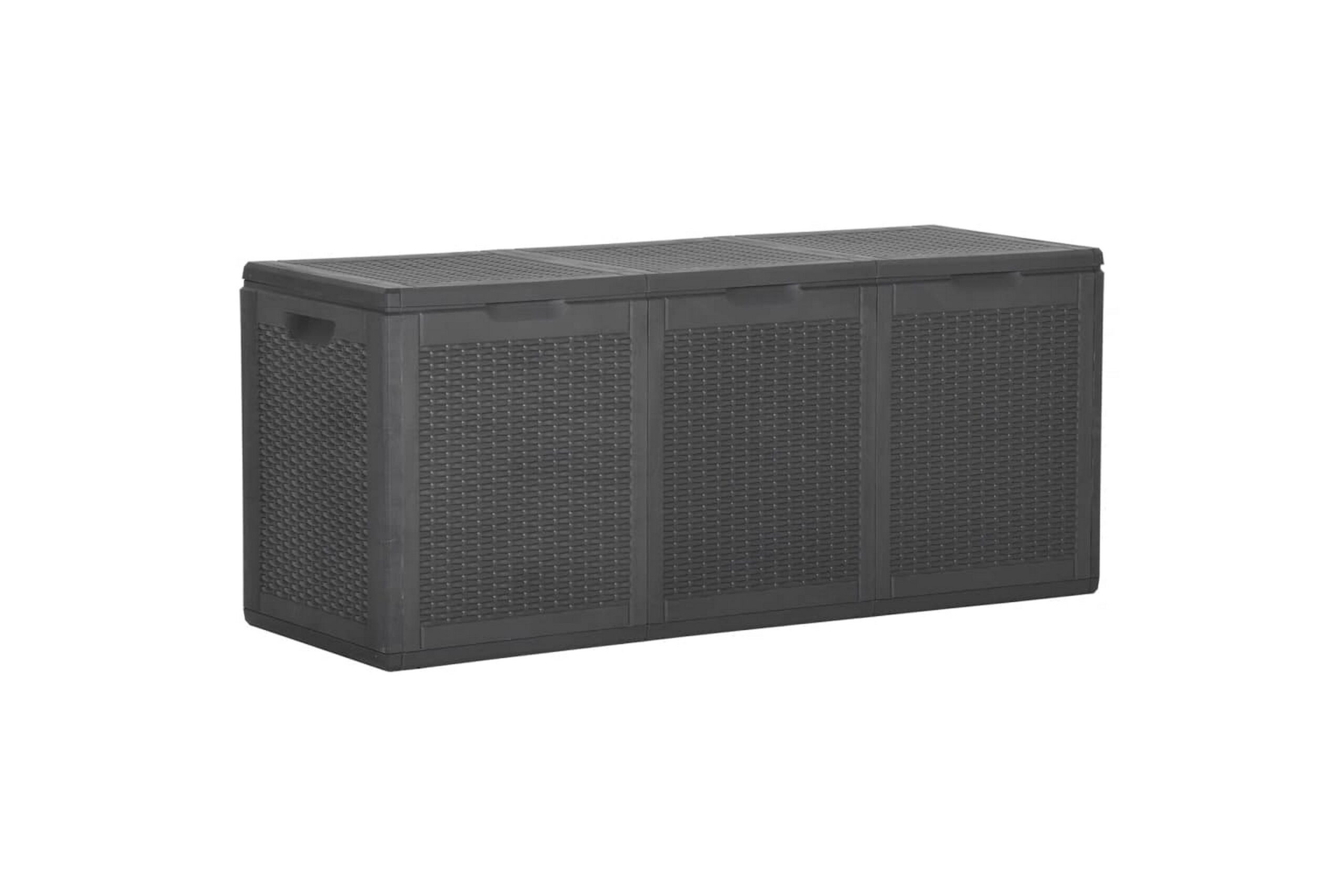 Puutarhan varastoarkku 270 l musta PP -