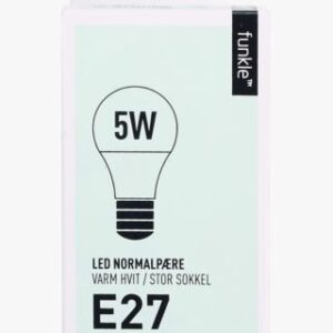Normal w/dim E27 5W lamppu moniväri