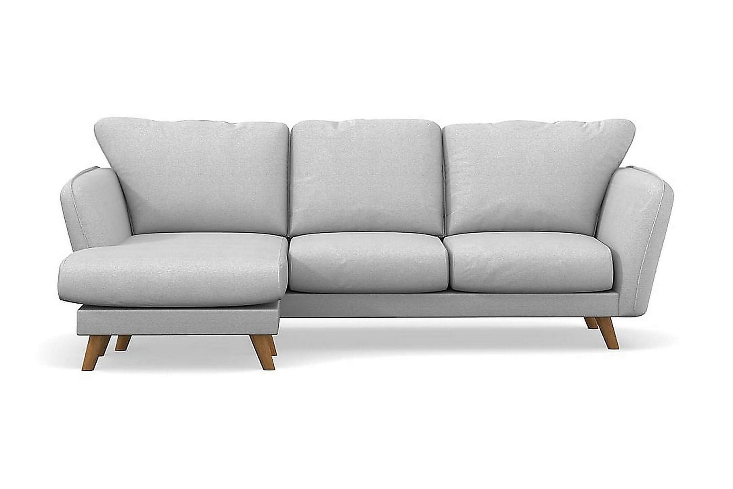 Trend Lyx 3-istuttava divaanisohva Vasen - Vaaleanharmaa