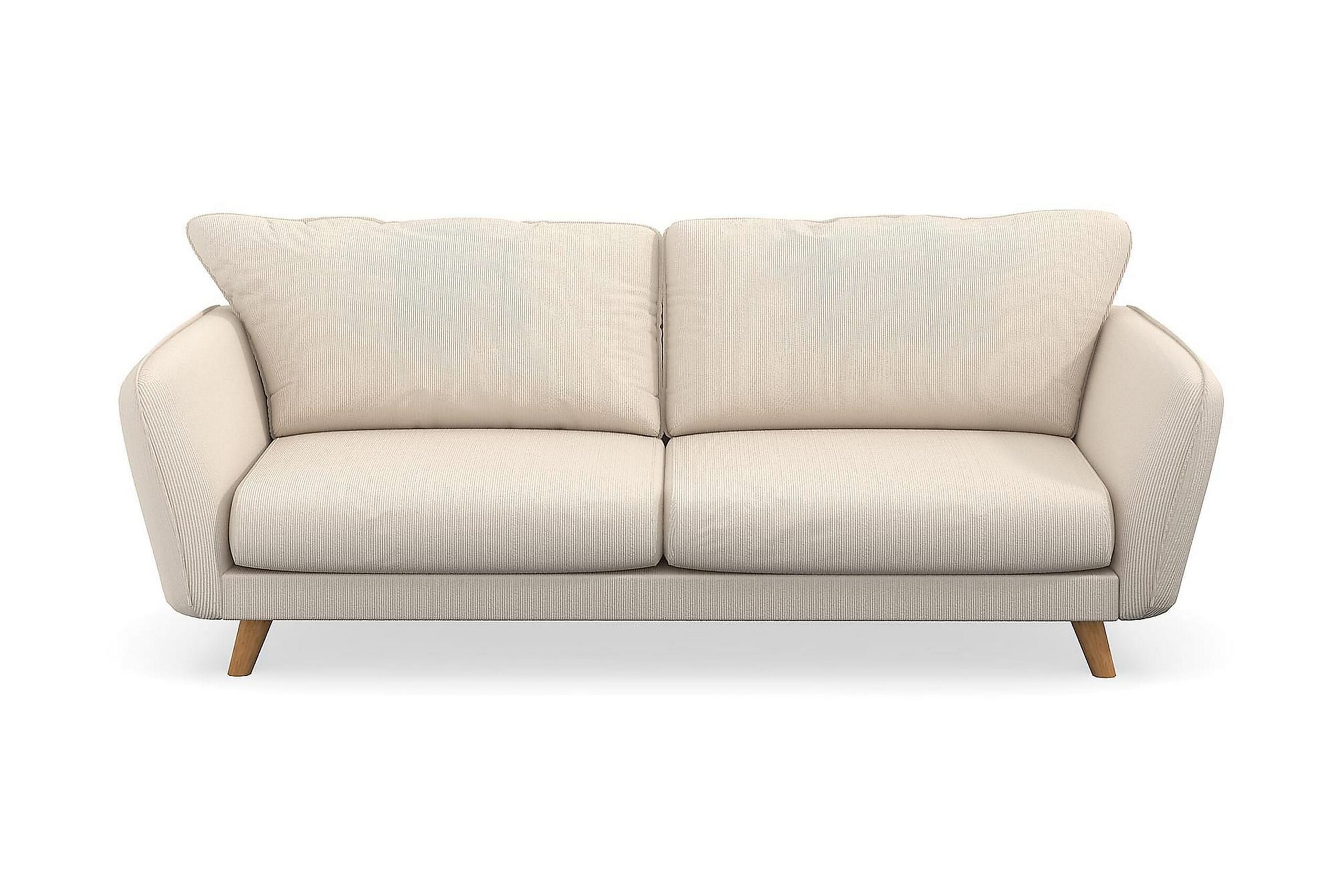 Trend Lyx 3-istuttava sohva - Beige Vakosametti