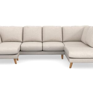 Trend Lyx U-sohva divaanilla Vasen - Beige