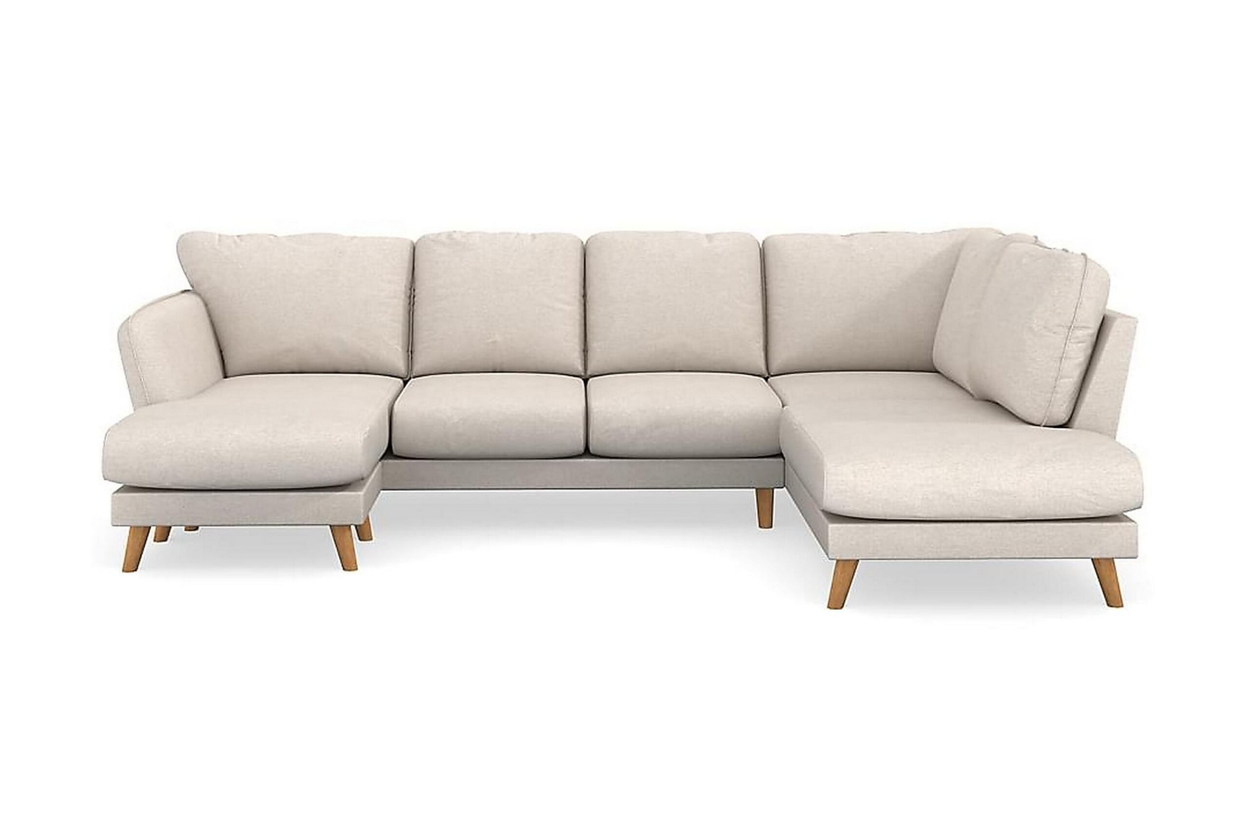 Trend Lyx U-sohva divaanilla Vasen - Beige