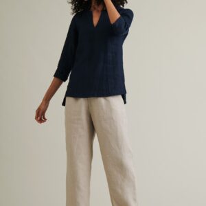 Rumar Linen Shirt Blueberry