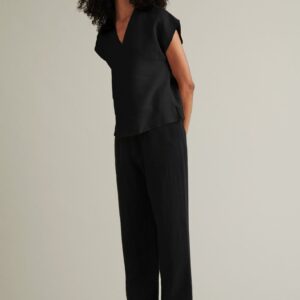 Väsby Linen Shirt Black