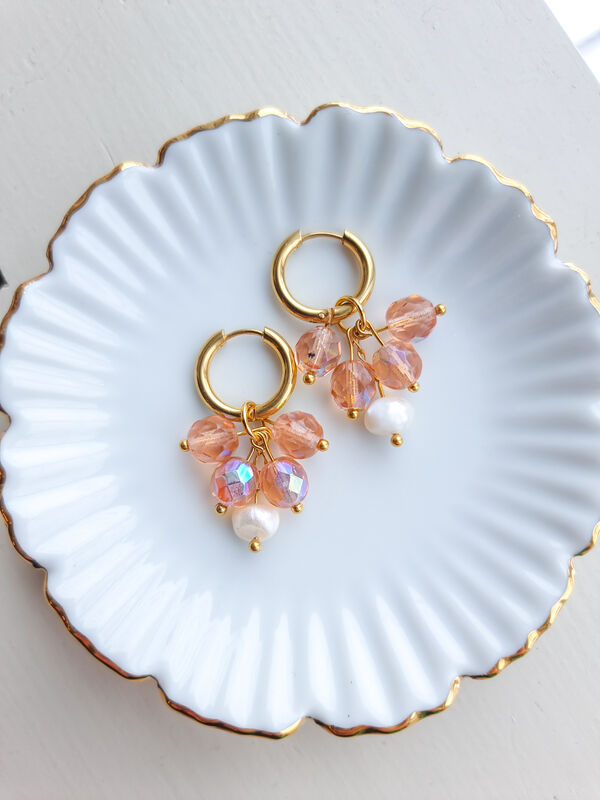 Springtime korvakorut - Peach