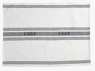 Chef Stripe keittiöpyyhe valkoinen