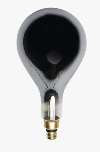 Smokey drop decor E27 4W lamppu hopea
