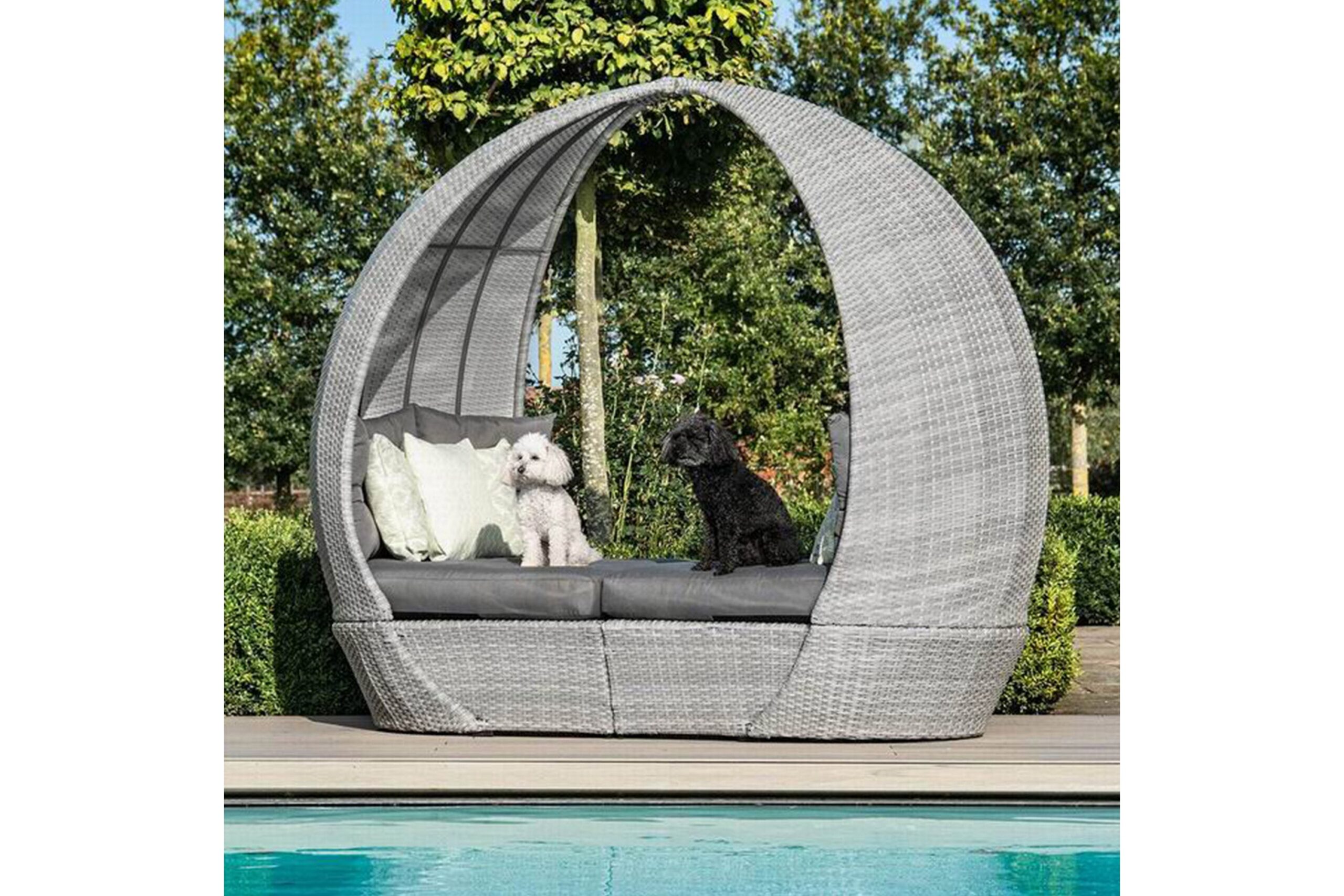 Päivävuode Ascot 118x215xH187 cm Harmaa -
