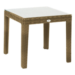 Sivupöytä Wicker 50x50x45 cm Beige -