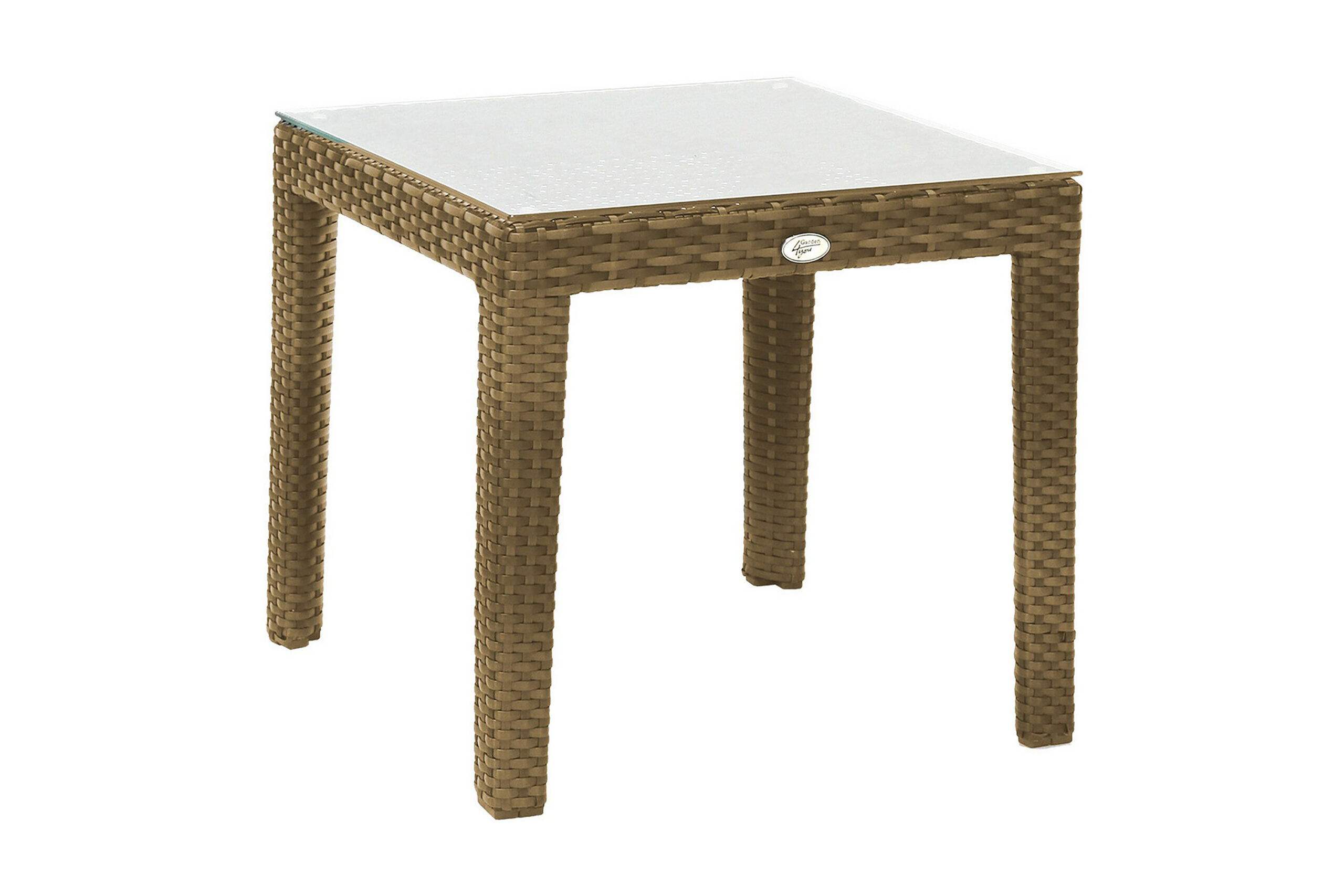 Sivupöytä Wicker 50x50x45 cm Beige -