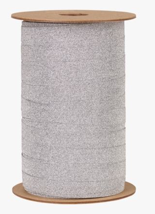 Glitter lahjanauha hopea
