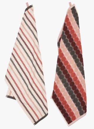 Thelma Terry keittiöpyyhkeet 2 pcs roosa