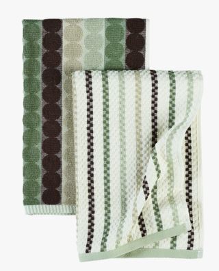 Thelma Terry keittiöpyyhkeet 2 pcs vihreä