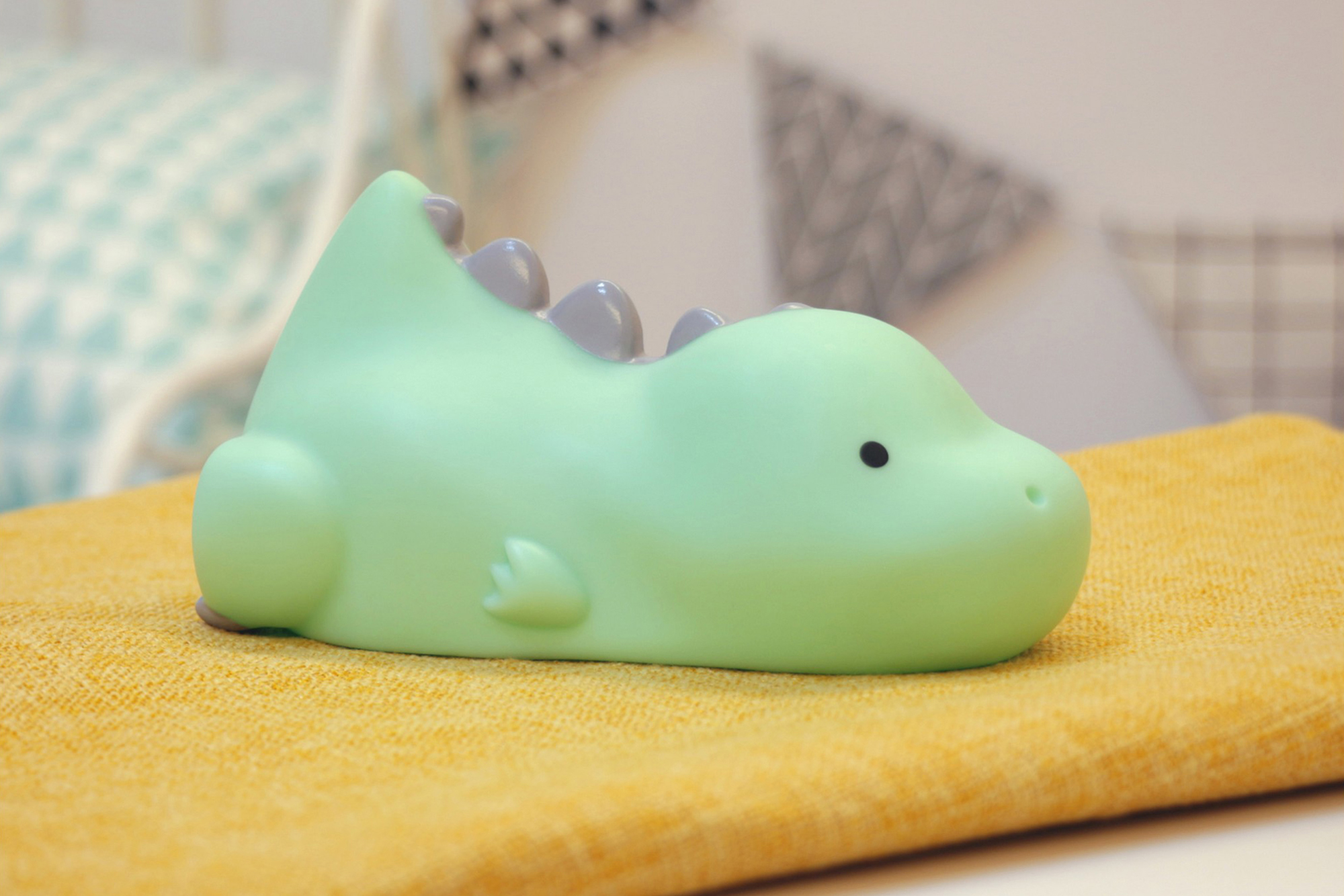 Lazy Friends Dino Lasten Yövalo Vihreä - Reer
