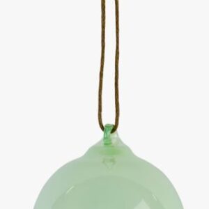Glass egg koriste vaaleanvihreä
