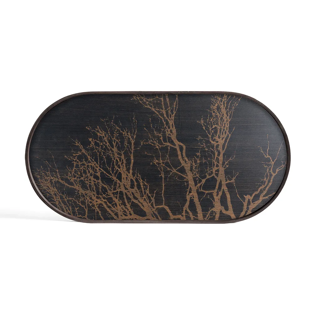 Ethnicraft, Tree tarjotin puinen soikea M