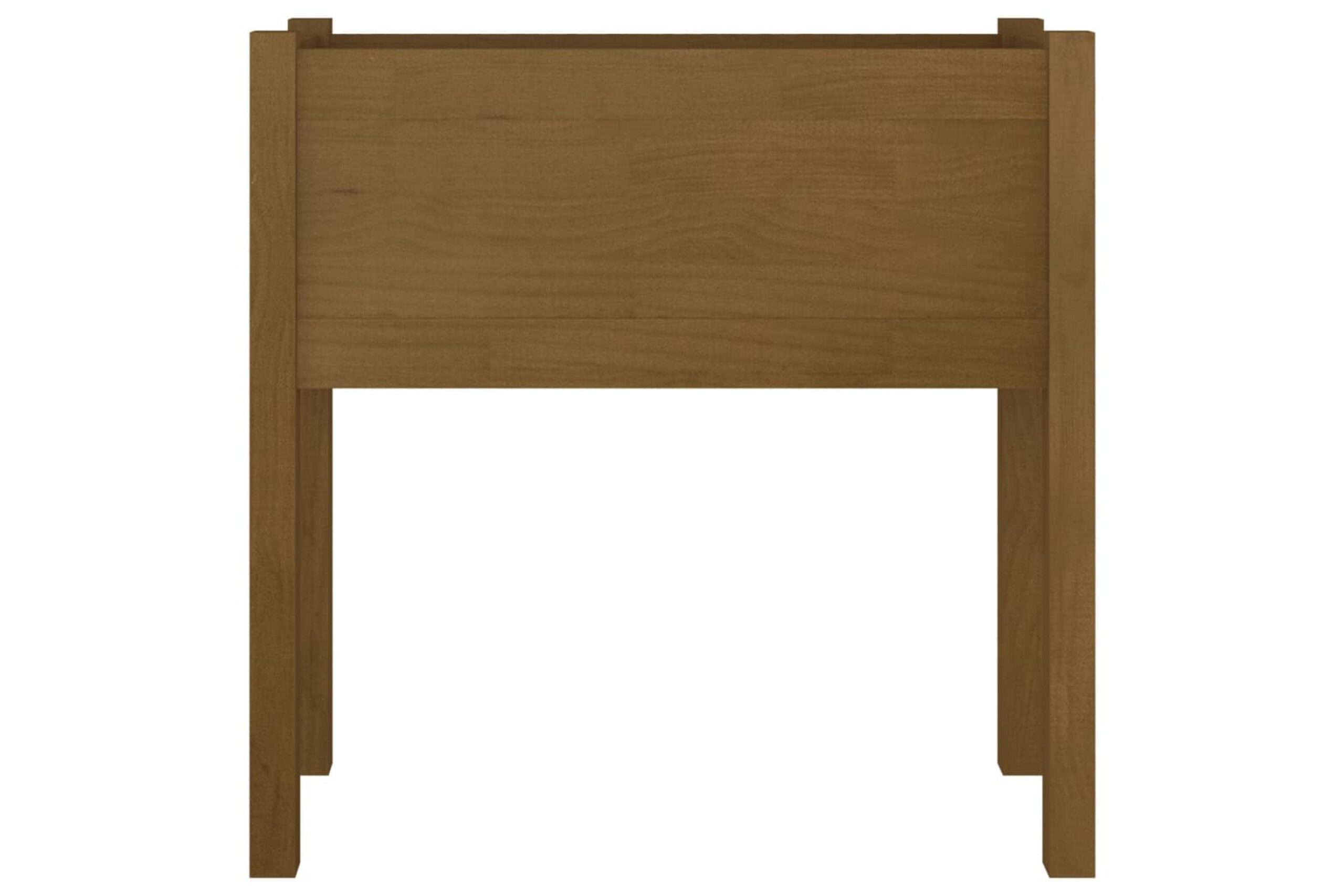 Puutarhan kukkalaatikko hunajanruskea 70x31x70 cm täysi mänt - Ruskea