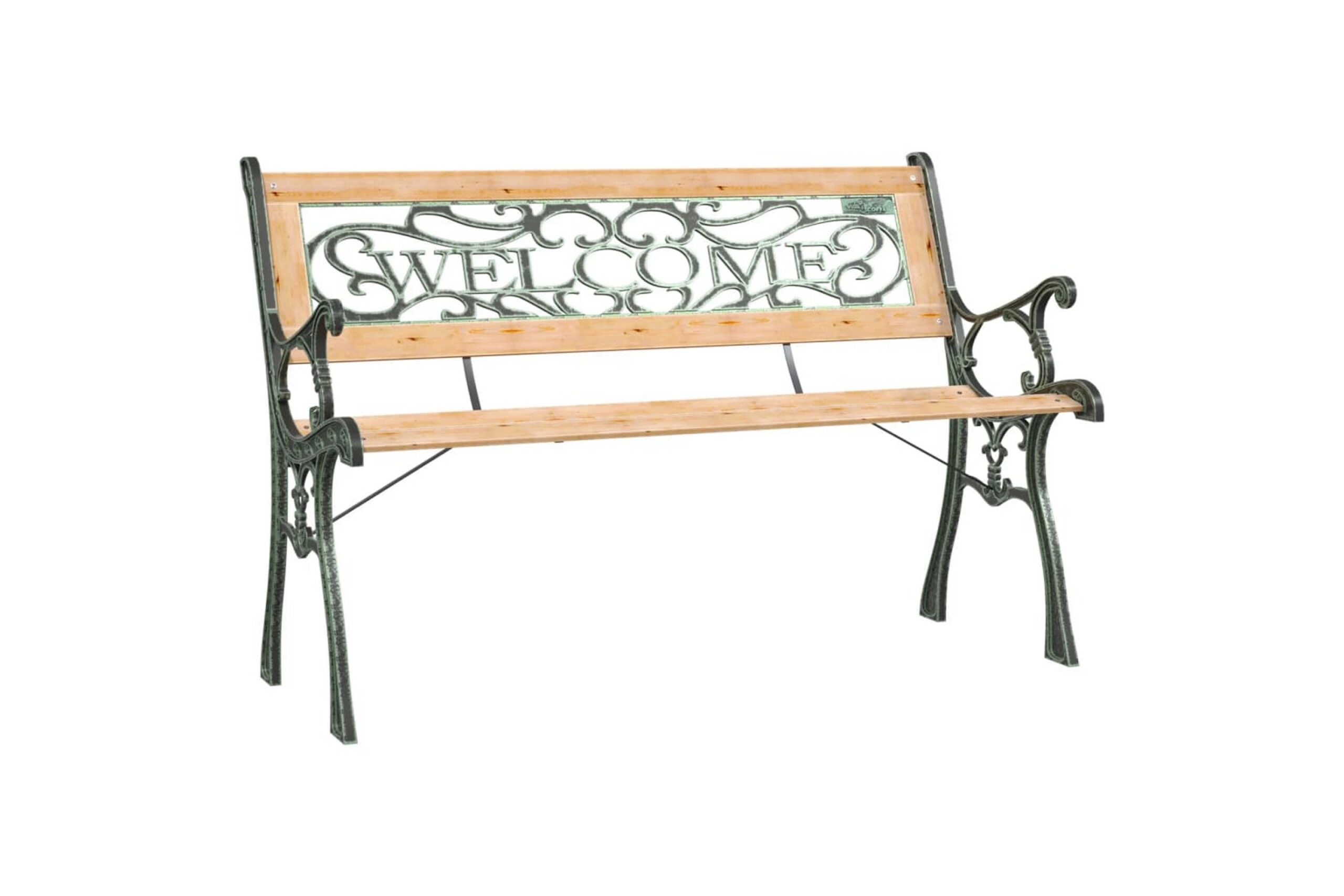 Puutarhapenkki 122 cm täysi kuusi - Ruskea