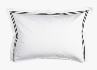 Milano percale tyynyliina valkoinen