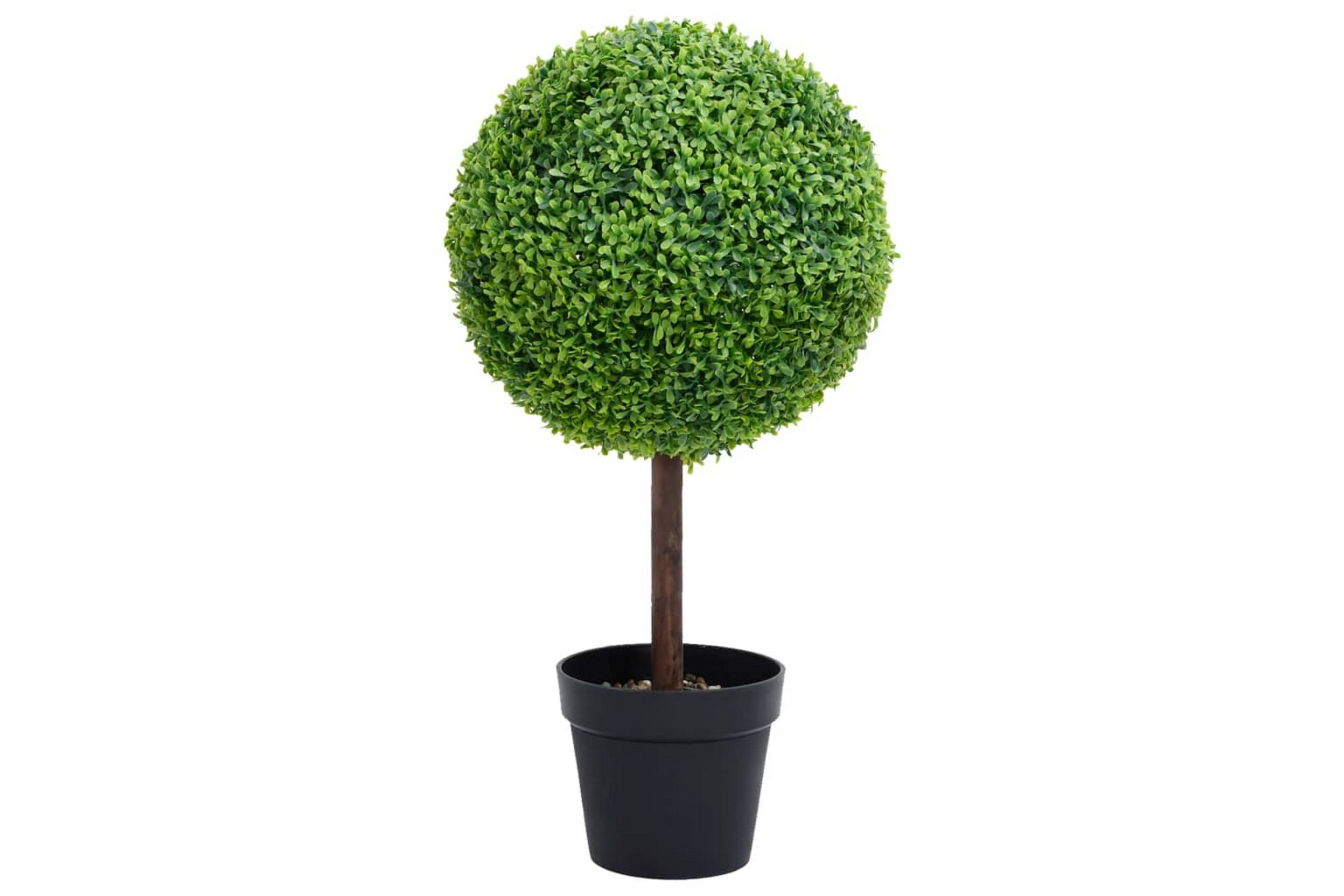 Tekokasvi puksipuu ruukulla pallonmuotoinen vihreä 71 cm - Vihreä